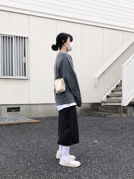 「MSCHF（ミスチーフ）のアイテム（トップス）」を使った、ayanoさん（レディース・163cm）の春コーディネート