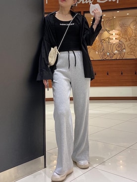 「MSCHF（ミスチーフ）のアイテム（トップス）」を使った、ayanoさん（レディース・163cm）の夏コーディネート