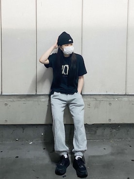 「MSCHF（ミスチーフ）のアイテム（トップス）」を使った、ayanoさん（レディース・163cm）の夏コーディネート