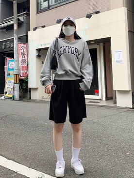 「ADER error（アーダーエラー）のアイテム（レッグウェア）」を使った、ayanoさん（レディース・163cm）の春コーディネート