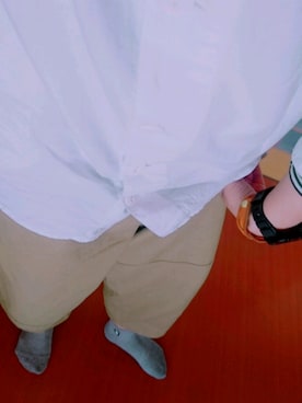 「CHUMS（チャムス）のアイテム（レッグウェア）」を使った、kanaさん（レディース・163cm）の春コーディネート
