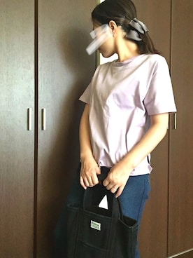 「Ange Bloom（アンジェブルーム）のアイテム」を使った、mikiさん（レディース・152cm）の夏コーディネート