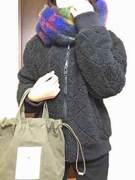 「アイテム（ブルゾン）」を使った、mikiさん（レディース・152cm・30代）の秋コーディネート