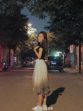 「WHATEVER（ファットエバー）のアイテム」を使った、ppparoxetineさん（レディース・173cm）の秋コーディネート