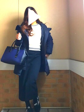 あやこさん（レディース・160cm）の冬コーディネート