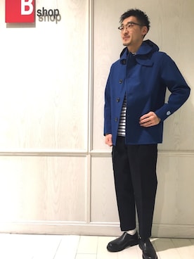 Bshop吉祥寺店スタッフさん（メンズ・173cm）の冬コーディネート