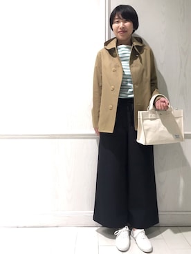 「Keds（ケッズ）のアイテム」を使った、Bshop吉祥寺店スタッフさん（レディース・161cm）の冬コーディネート