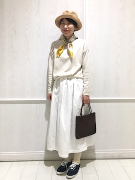 「Morris & Sons（モリスアンドサンズ）のアイテム」を使った、Bshop吉祥寺店スタッフさん（レディース・161cm）の冬コーディネート