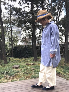 「mature ha.（マチュア）のアイテム」を使った、Bshop吉祥寺店スタッフさん（レディース・146cm）の冬コーディネート