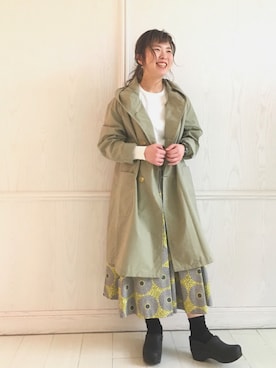 「dansko（ダンスコ）のアイテム」を使った、Bshop吉祥寺店スタッフさん（レディース・146cm）の春コーディネート