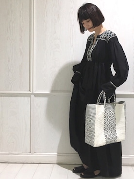 「PENELOPE（ペネローペ）のアイテム」を使った、Bshop吉祥寺店スタッフさん（レディース・154cm）の春コーディネート