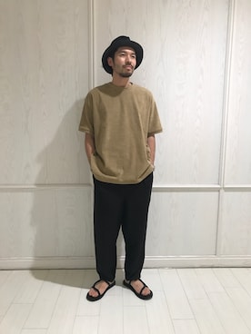 Bshop吉祥寺店スタッフさん（メンズ・176cm）の夏コーディネート