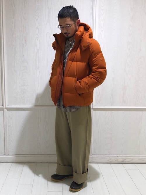 店員bshop吉祥寺店スタッフ Descente的羽絨衣 大衣搭配 Wear