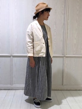 「GALLEGO DESPORTES」｜「アイテム（ジャケット/アウター）」を使った、Bshop吉祥寺店スタッフさん（レディース・156cm）の冬コーディネート