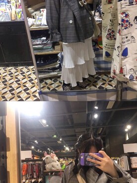 「アイテム（フォーマルスーツ/小物）」を使った、拯救地球的死吗前女友さん（レディース・165cm・10代）の秋コーディネート
