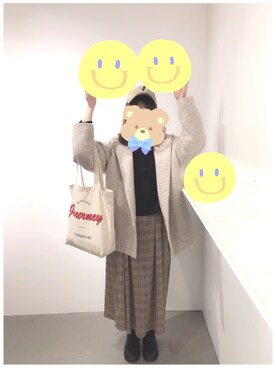 「おちびさん」｜「アイテム（キャップ）」を使った、rinaさん（レディース・152cm）の春コーディネート