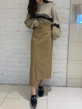 舞さん（レディース・155cm）の冬コーディネート