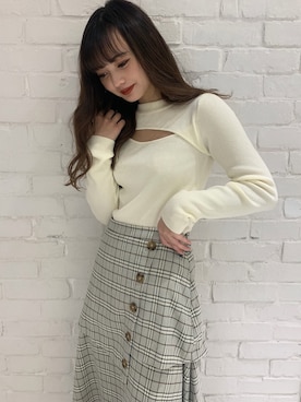 舞さん(レディース・155cm)の冬コーディネート