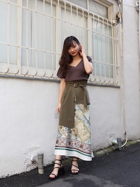 舞さん（レディース・155cm）の春コーディネート