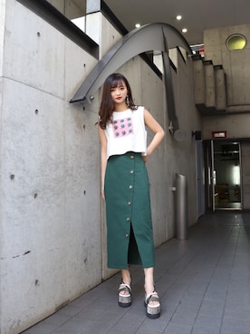 舞さん(レディース・155cm)の春コーディネート