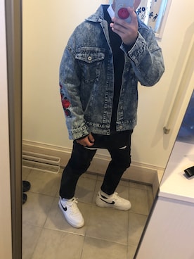 「Carhartt WIP（カーハートダブリューアイピー）のアイテム（スウェット）」を使った、youheiさん（メンズ・165cm）の秋コーディネート