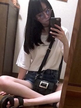 「EGOIST（エゴイスト）のアイテム（デニムパンツ）」を使った、saki1wさん（レディース・167cm）の秋コーディネート