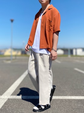 「アイテム（ブレスレット）」を使った、chika さん（メンズ・166cm）の春コーディネート