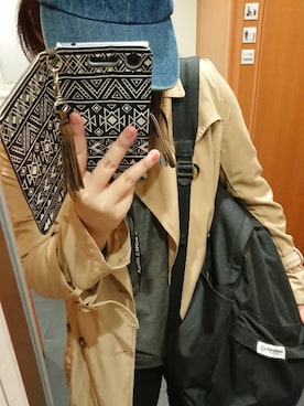 「RAY CASSIN（レイカズン）のアイテム（キャップ）」を使った、asu🍋さん（レディース・152cm）の春コーディネート