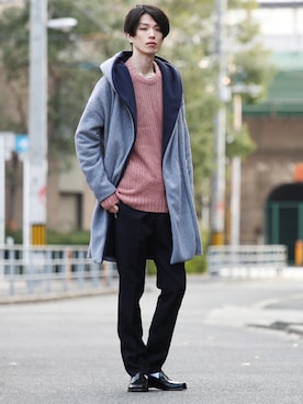 Rocky Monroeさん（メンズ・187cm）の冬コーディネート