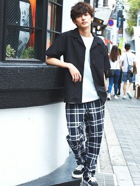 Rocky Monroeさん(メンズ・176cm)の夏コーディネート