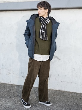 Rocky Monroeさん（メンズ・176cm）の冬コーディネート