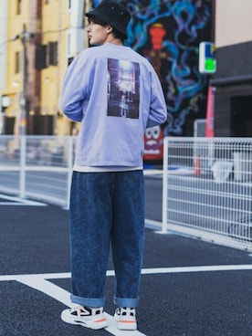 Rocky Monroeさん（メンズ・176cm）の春コーディネート