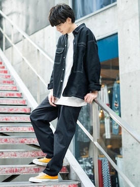 Rocky Monroeさん（メンズ・176cm）の春コーディネート