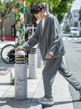 メンズのジャケット アウター グリーン カーキ 緑色系 コーディネート Zozotown