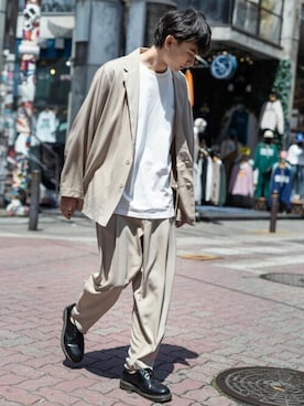 Rocky Monroeさん（メンズ・176cm）の春コーディネート