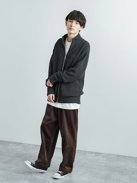 「Audience（オーディエンス）のアイテム」を使った、Rocky Monroeさん（メンズ・176cm）の冬コーディネート