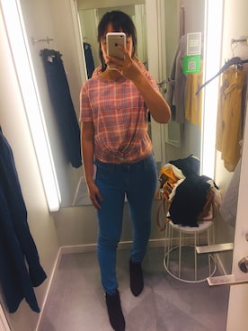 「#H&M」｜NININAさん（レディース・163cm）の春コーディネート