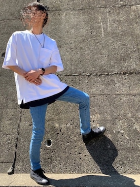 「Daniel Wellington（ダニエルウェリントン）のアイテム（その他）」を使った、y_Oさん（メンズ・168cm）の春コーディネート