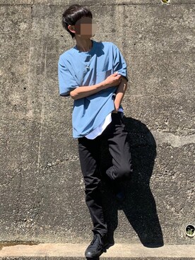 「zozoデニム」｜「アイテム（アクセサリー）」を使った、y_Oさん（メンズ・168cm）の夏コーディネート