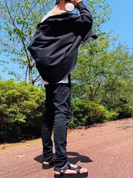 「リドム」｜「アイテム（その他トップス）」を使った、y_Oさん（メンズ・168cm）の夏コーディネート