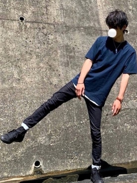 「Daniel Wellington（ダニエルウェリントン）のアイテム（その他）」を使った、y_Oさん（メンズ・168cm）の夏コーディネート