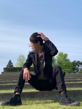 「zozoデニム」｜「アイテム（腕時計）」を使った、y_Oさん（メンズ・168cm）の春コーディネート