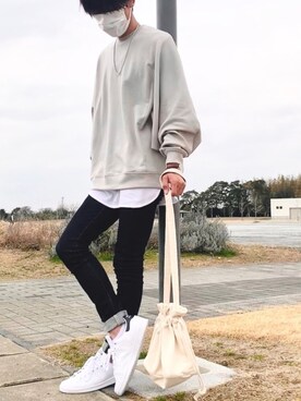 「ロールアップ」｜「アイテム（福袋/福箱）」を使った、y_Oさん（メンズ・168cm）の冬コーディネート