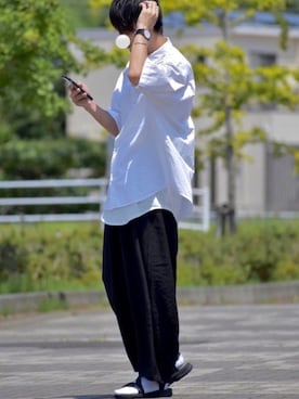 「ダニエルウェリントン」｜y_Oさん（メンズ・168cm）の秋コーディネート