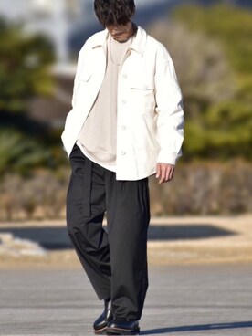 「CREARELINOコーデ」｜「アイテム（ジャケット/アウター）」を使った、y_Oさん（メンズ・168cm）の冬コーディネート
