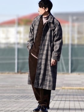 「CREARELINOコーデ」｜「アイテム（セットアップ）」を使った、y_Oさん（メンズ・168cm）の冬コーディネート