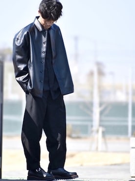 「CREARELINOコーデ」｜「アイテム（ジャケット/アウター）」を使った、y_Oさん（メンズ・168cm）の春コーディネート