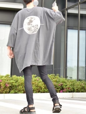 「LIDNM（リドム）のアイテム」を使った、y_Oさん（メンズ・168cm）の春コーディネート