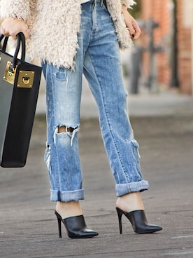 「fluffy」｜angelafinkstyleさんの冬コーディネート