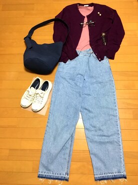 「CONVERSE（コンバース）のCONVERSE コンバース ジャック パーセル / JACK PURCEL（スニーカー）」を使った、ronsさん（レディース・163cm）の秋コーディネート